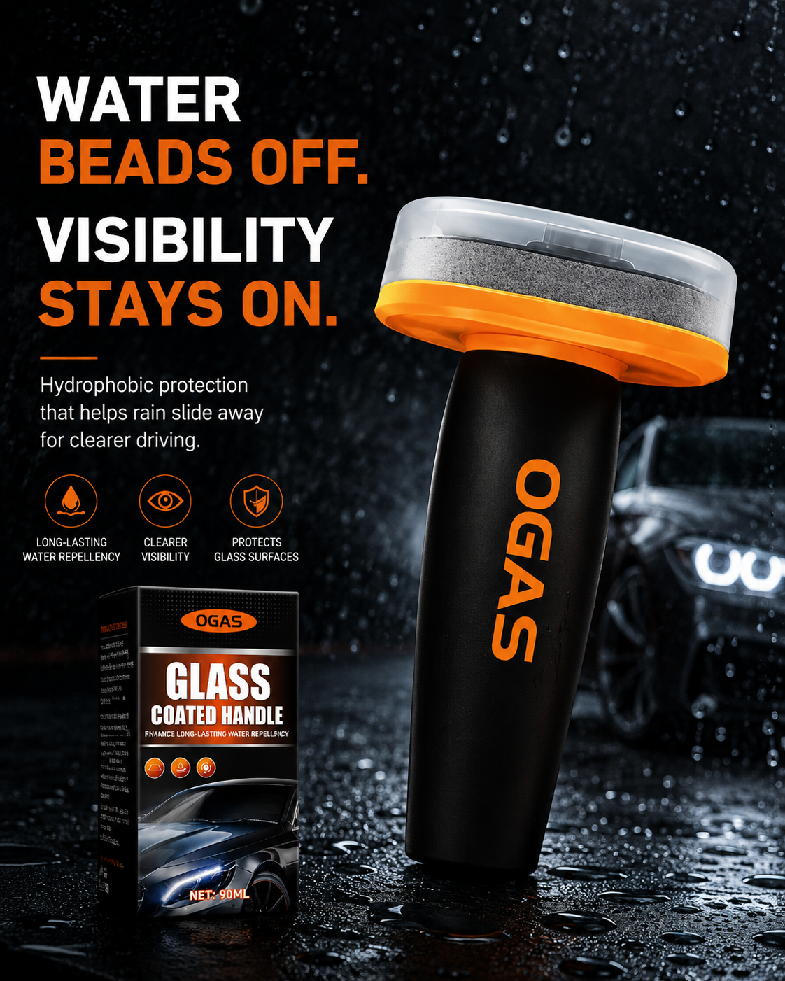 VANTRO™ HYDROPHOBIC GLASS COATING APPLICATOR
