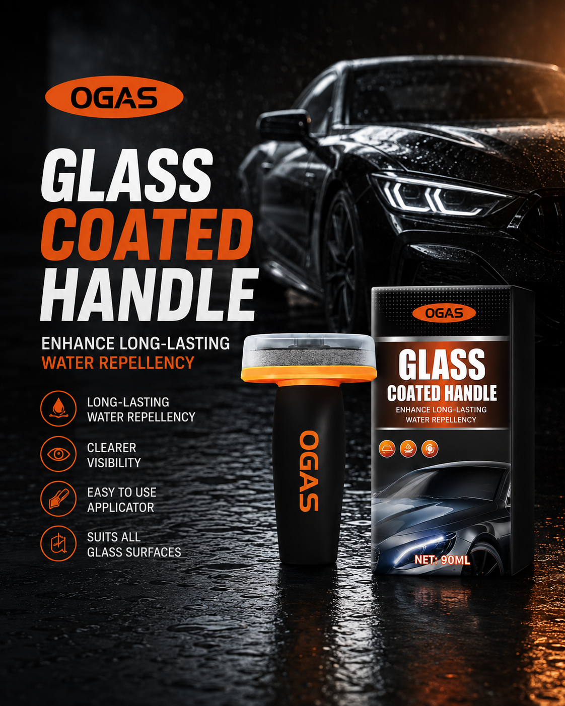 VANTRO™ HYDROPHOBIC GLASS COATING APPLICATOR