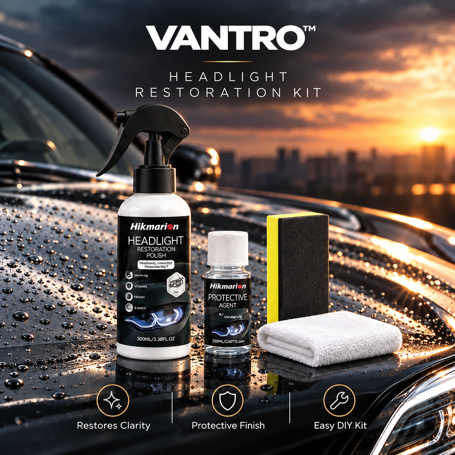 VANTRO™ HEADLIGHT RESTORATION KIT