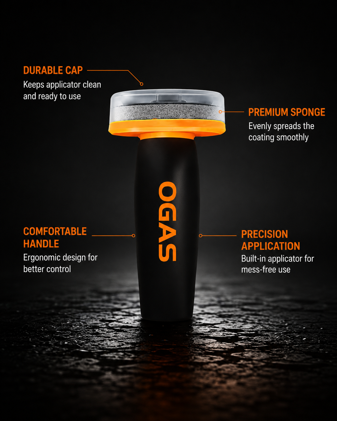 VANTRO™ HYDROPHOBIC GLASS COATING APPLICATOR